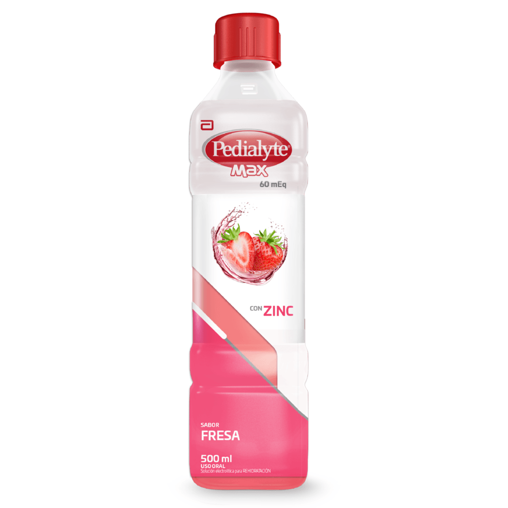 Pedialyte Zinc 60 Sabor a Fresa x 500ml