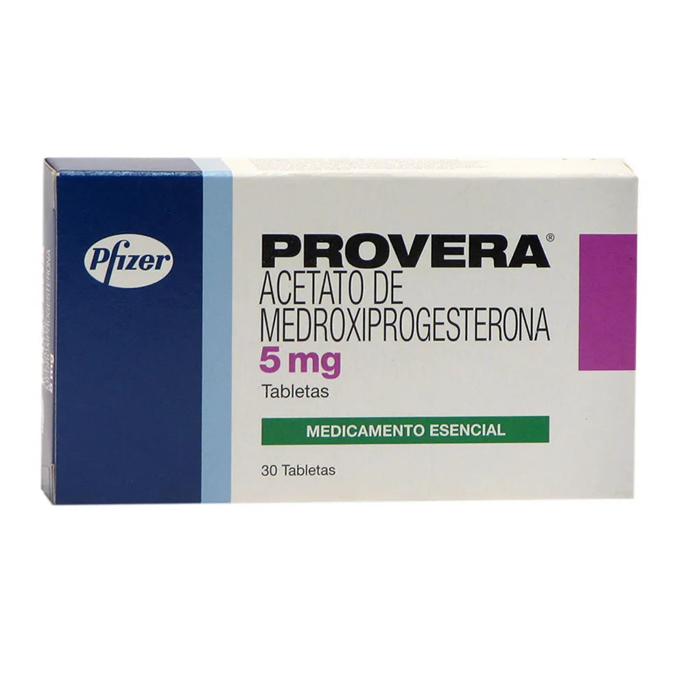 Provera 5 mg x 30 tabletas