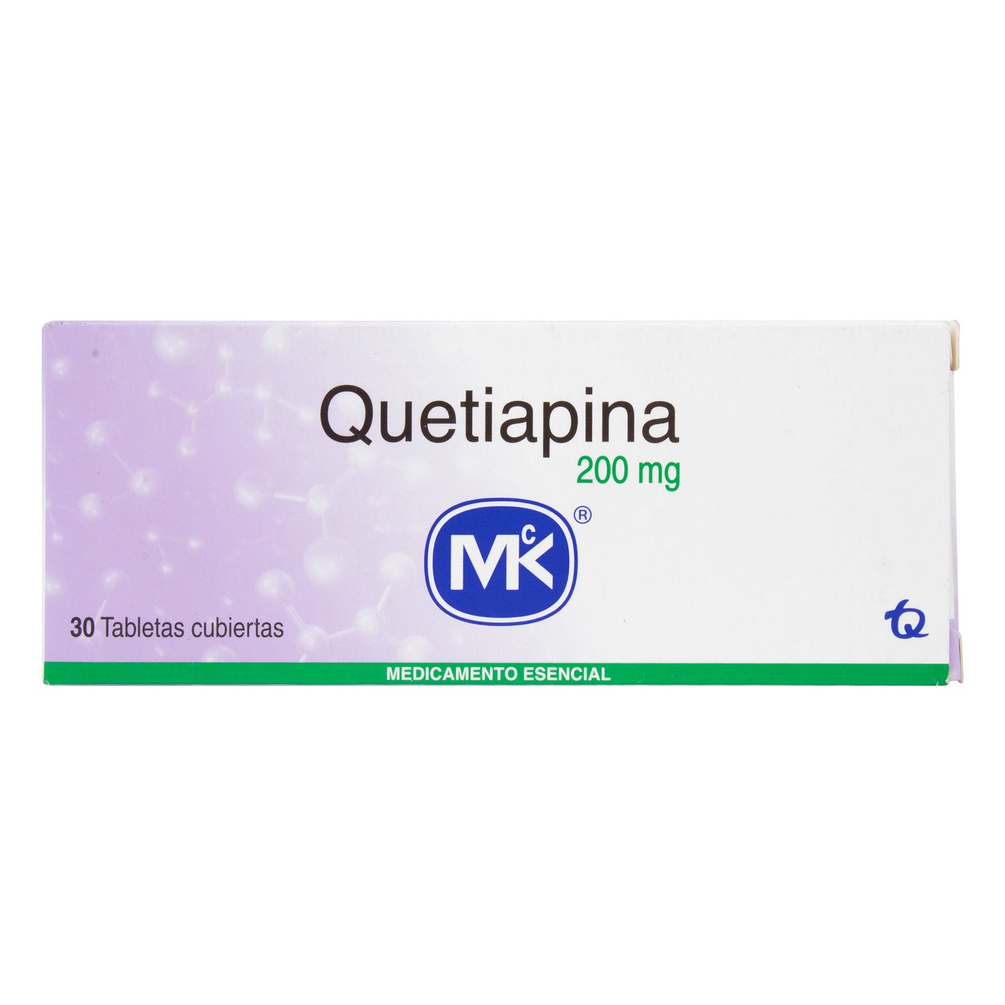 Quetiapina 200 mg x 30 tabletas (MK)
