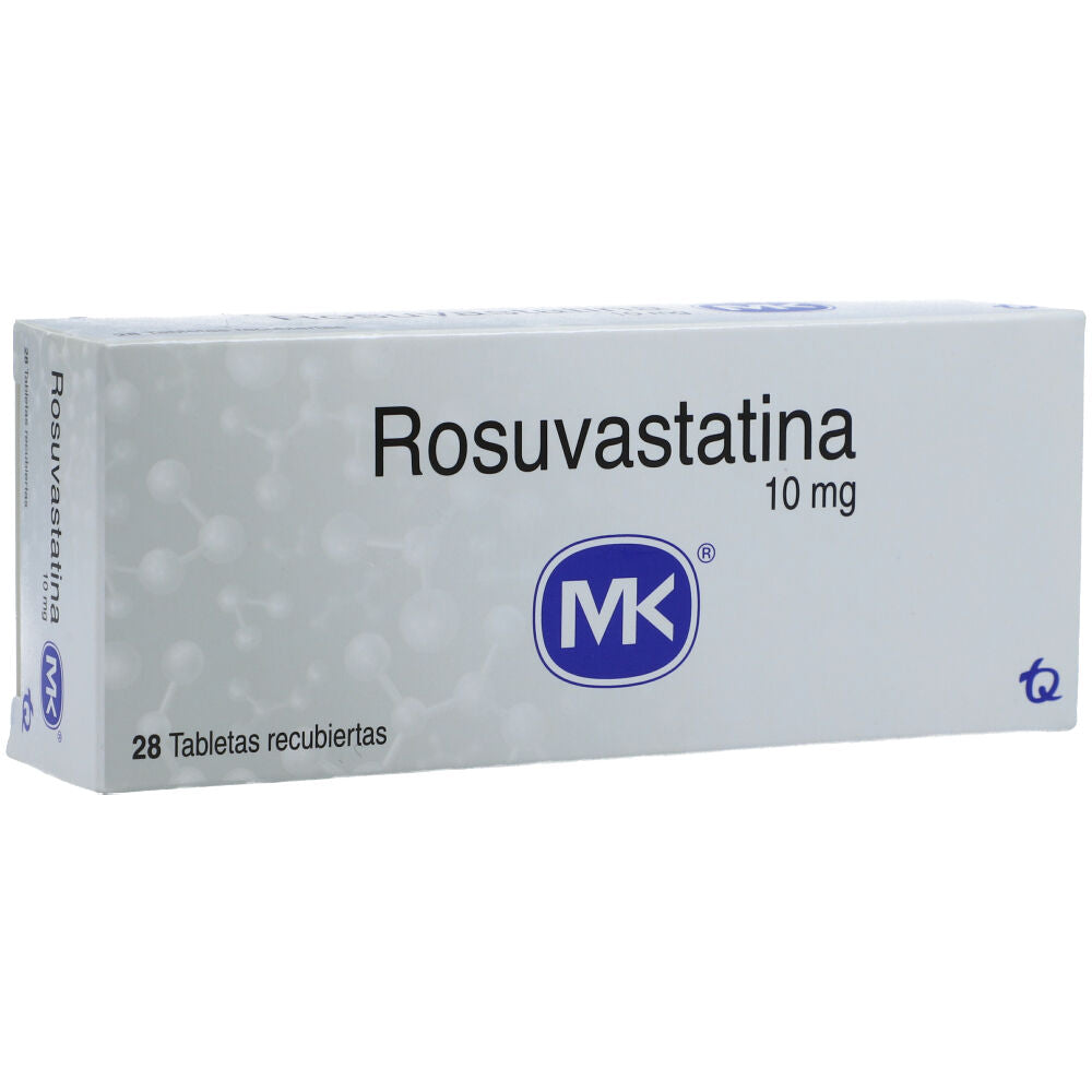 Rosuvastatina 10 mg x 28 tabletas (MK)
