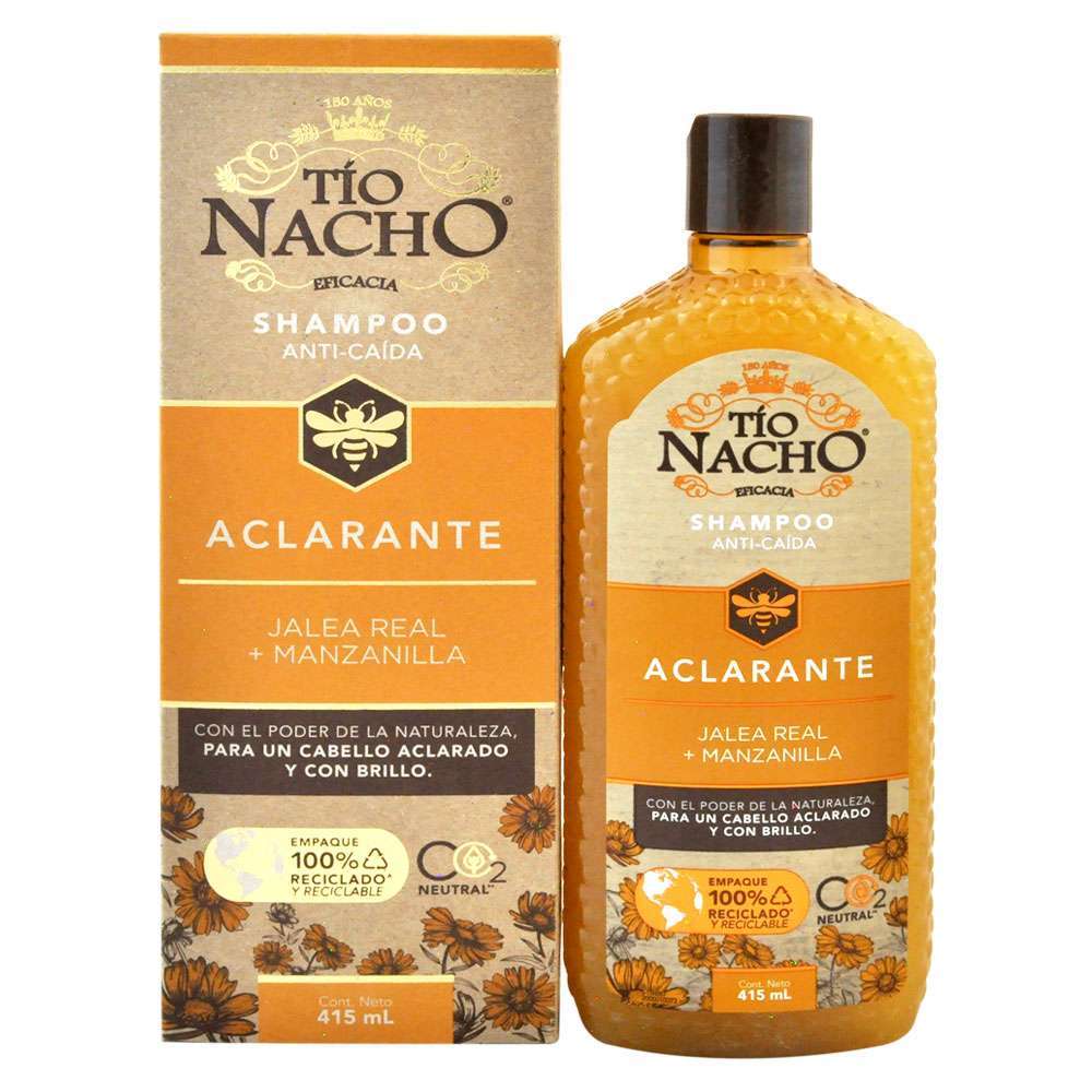 Shampoo Tio Nacho Aclarante x 415 mL