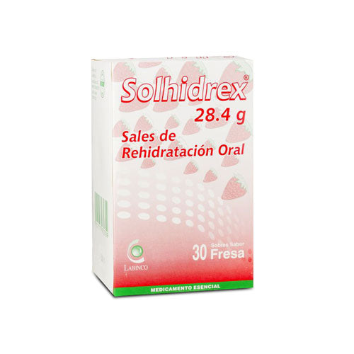 Suero Oral Solhidrex Sabor a Fresa