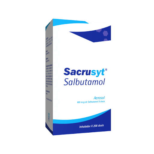 Sacrusyt Inhalador (Salbutamol) x 200 Dosis