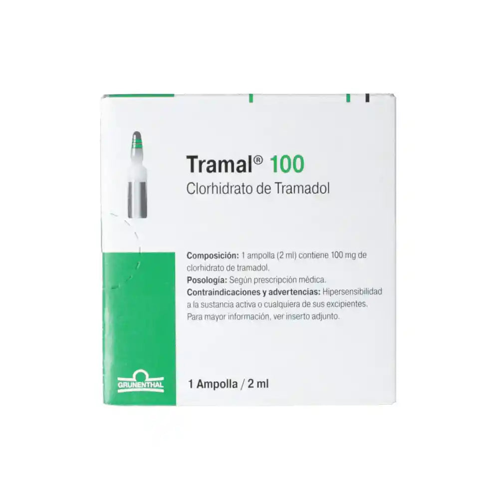Tramal 100 mg/2 ml x 1 ampolla