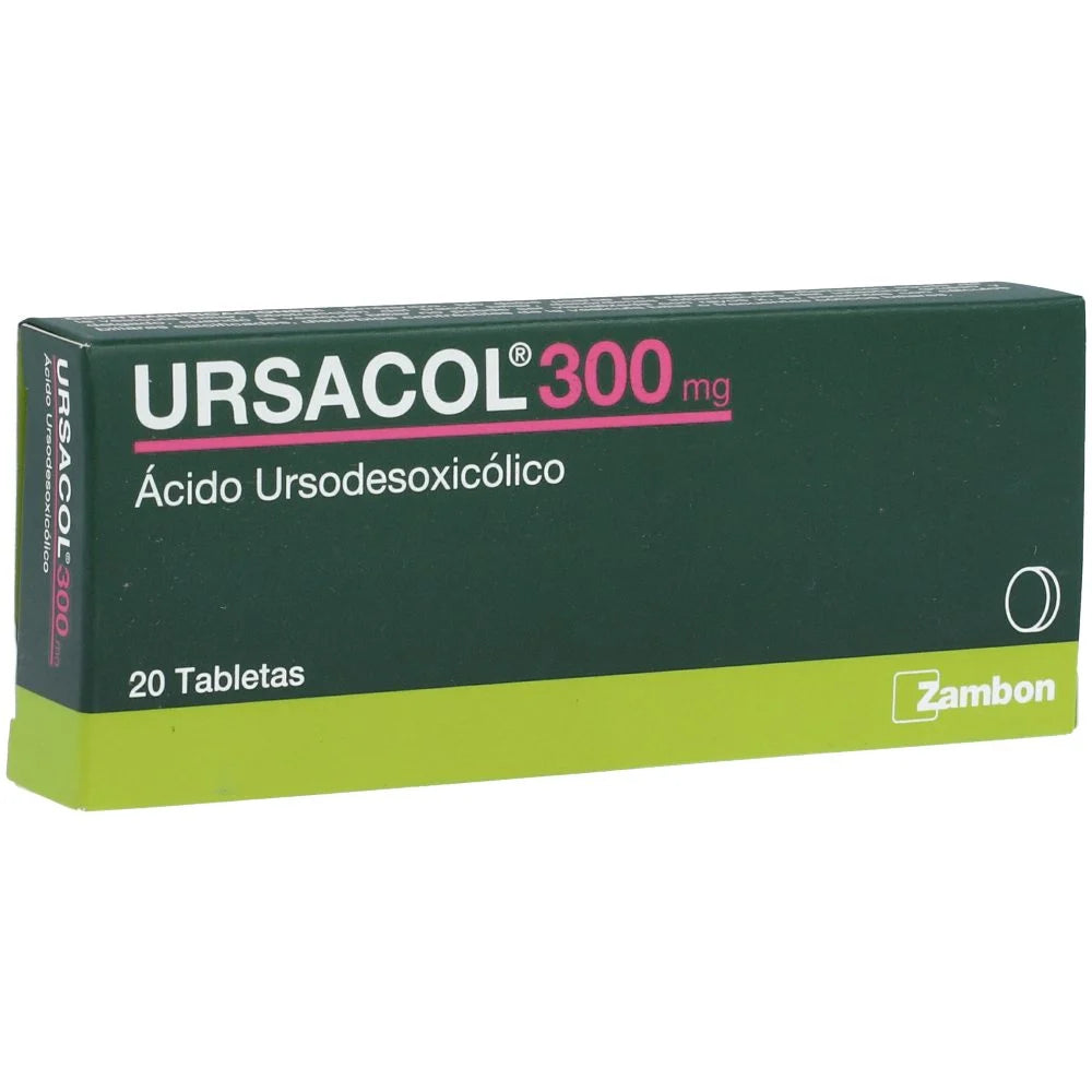 Ursacol 300 mg x 20 tabletas