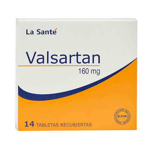 Valsartan 160 mg x 14 tabletas (La Sante)