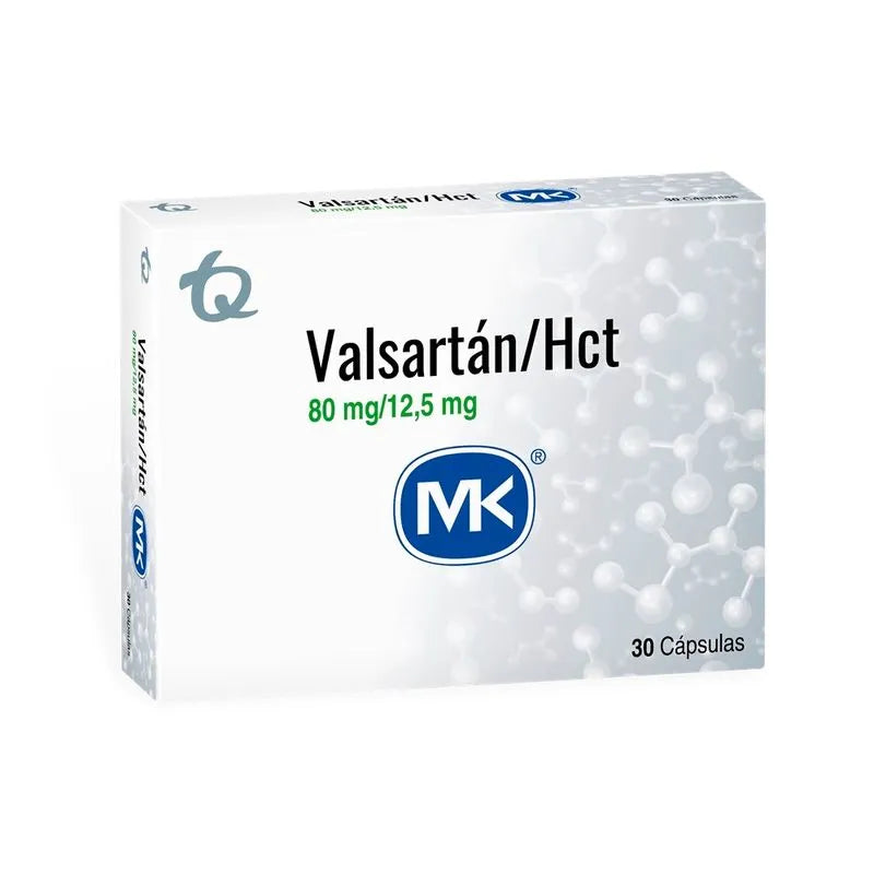 Valsartan HCT 80/12.5 mg x 30 tabletas (MK)