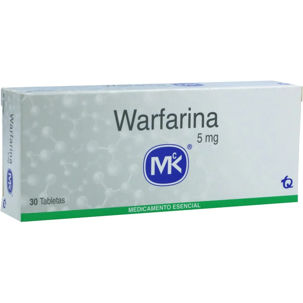 Warfarina 5 mg x 30 tabletas (MK)