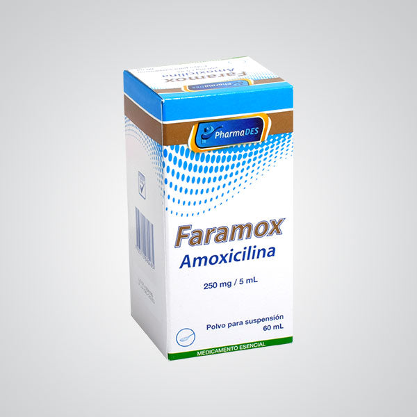 Faramox 250mg/5ml suspensión x 60 ml
