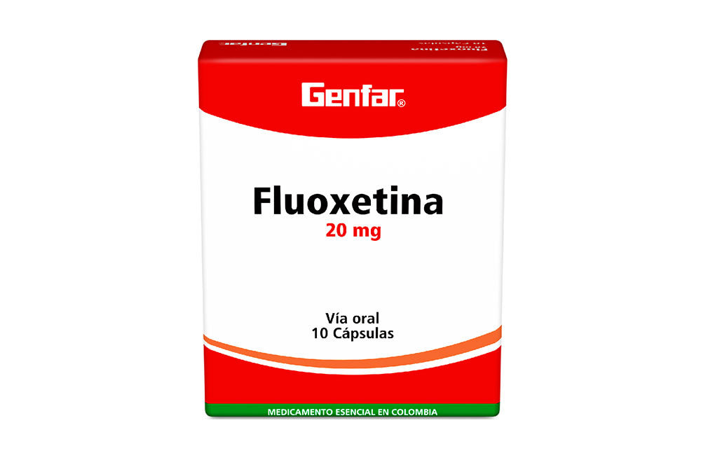 Fluoxetina 20 mg x 10 cápsulas (Genfar)