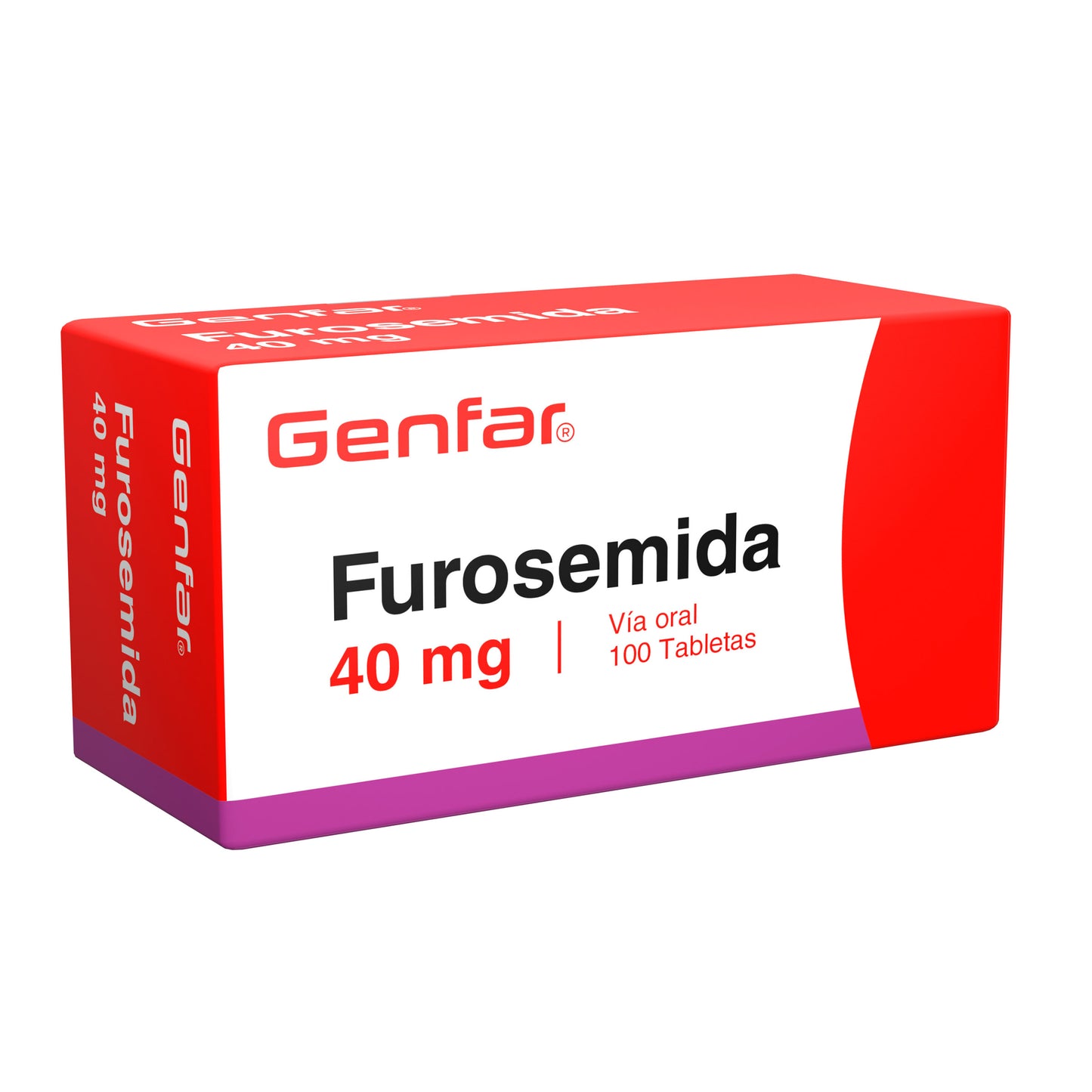 Furosemida 40 mg x 100 tabletas (Genfar)