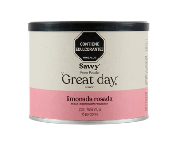 Great Day savvy limonada rosada