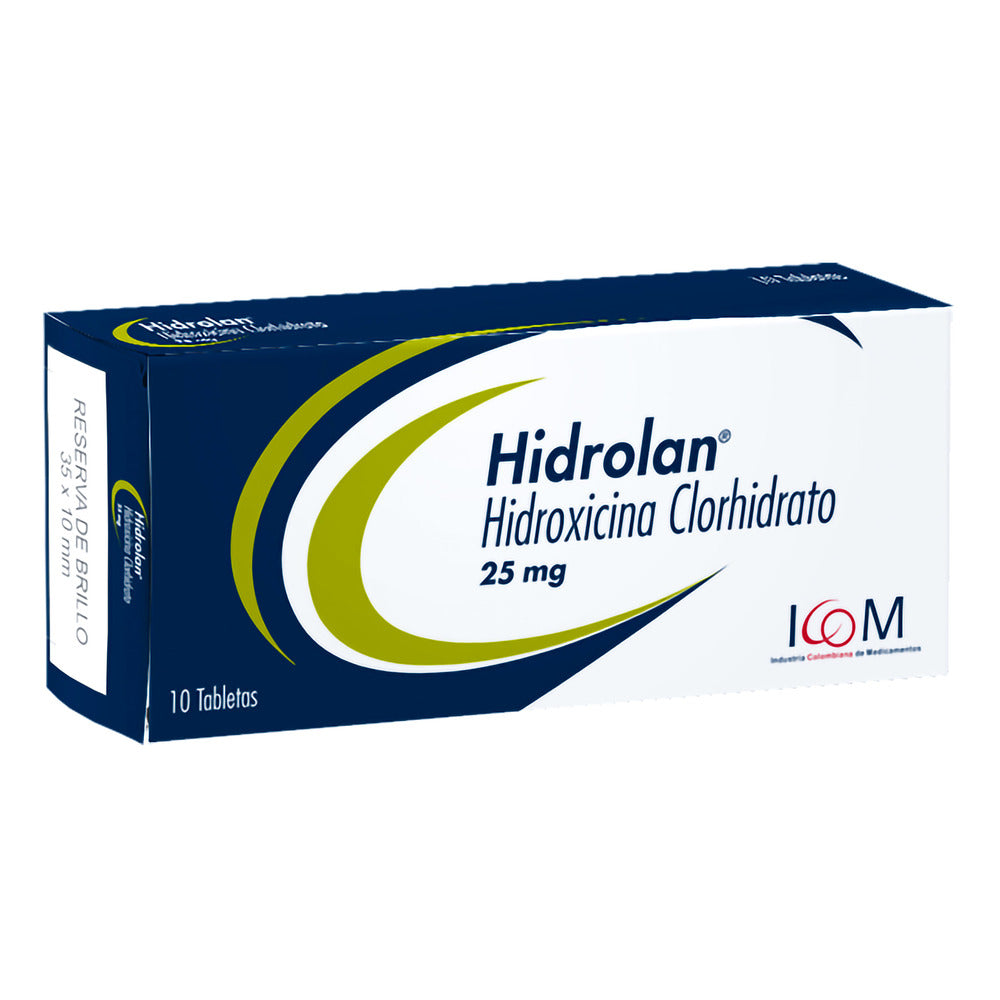 Hidrolan 25 mg x 20 tabletas