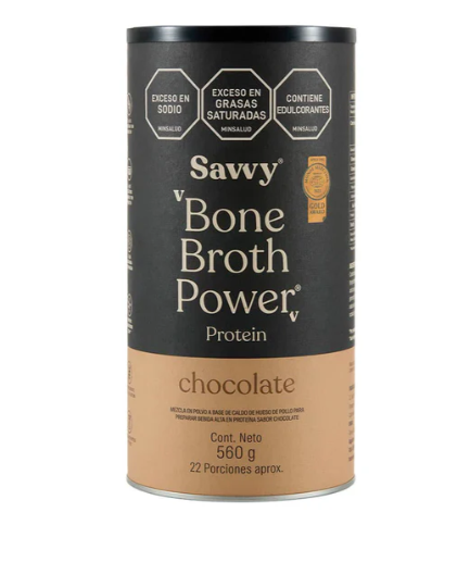 Proteína Bone Broth Power Chocolate Savvy