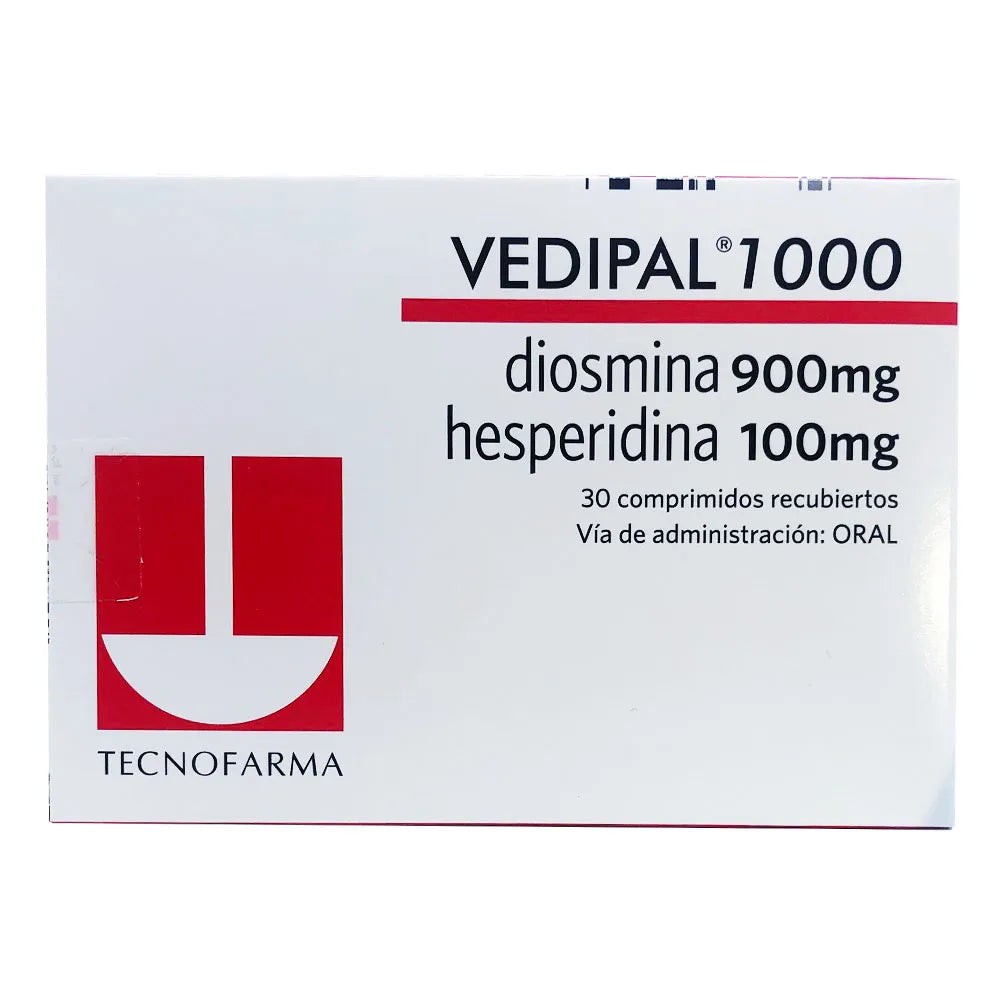 Vedipal 1 gr x 30 tabletas