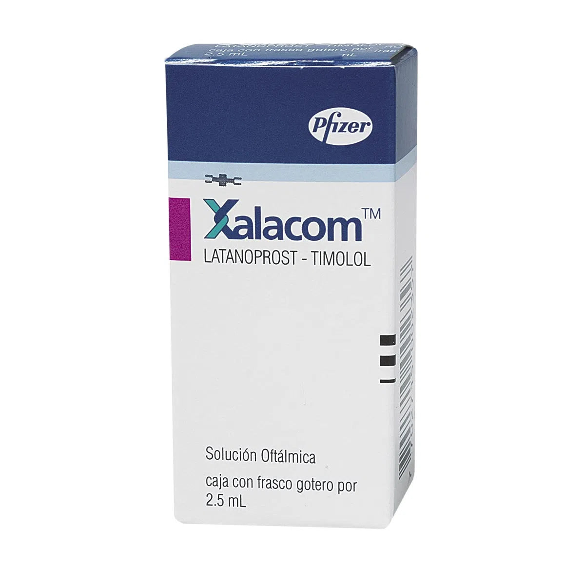 Xalacom solución oftálmica x 2.5 ml