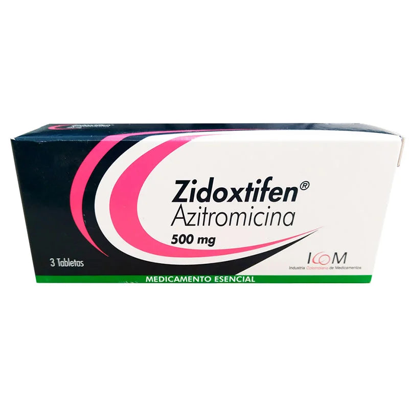Zidoxtifen 500 mg x 3 tabletas