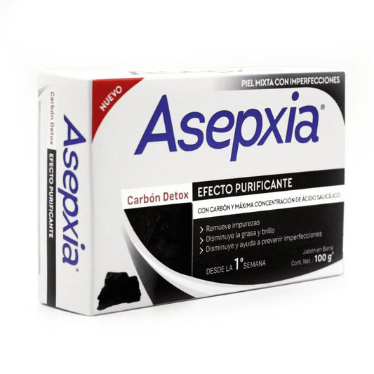 Jabón Asepxia Carbón x 100g