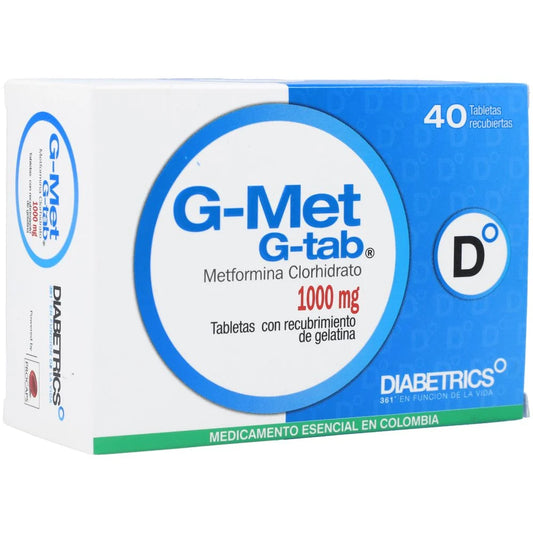 G-Met 1000 Mg Diabetrics