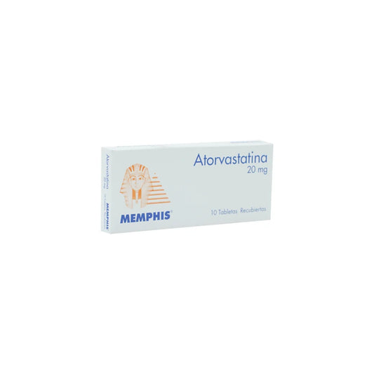 Atorvastatina 20 mg (Memphis)