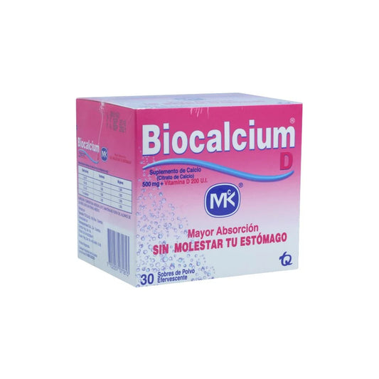Biocalcium D Polvo Efervescente 500mg+200ui