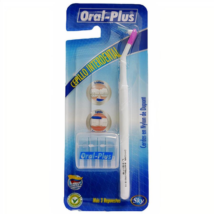 Cepillo Interdental Sky Oral-Plus + 3 Respuestos