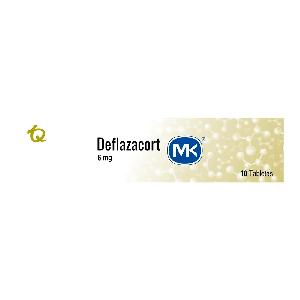 Deflazacort 6 mg x 10 tabletas (MK)