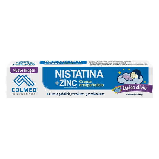 Nistatina + Oxido de Zinc crema x 60 gramos (Colmed)