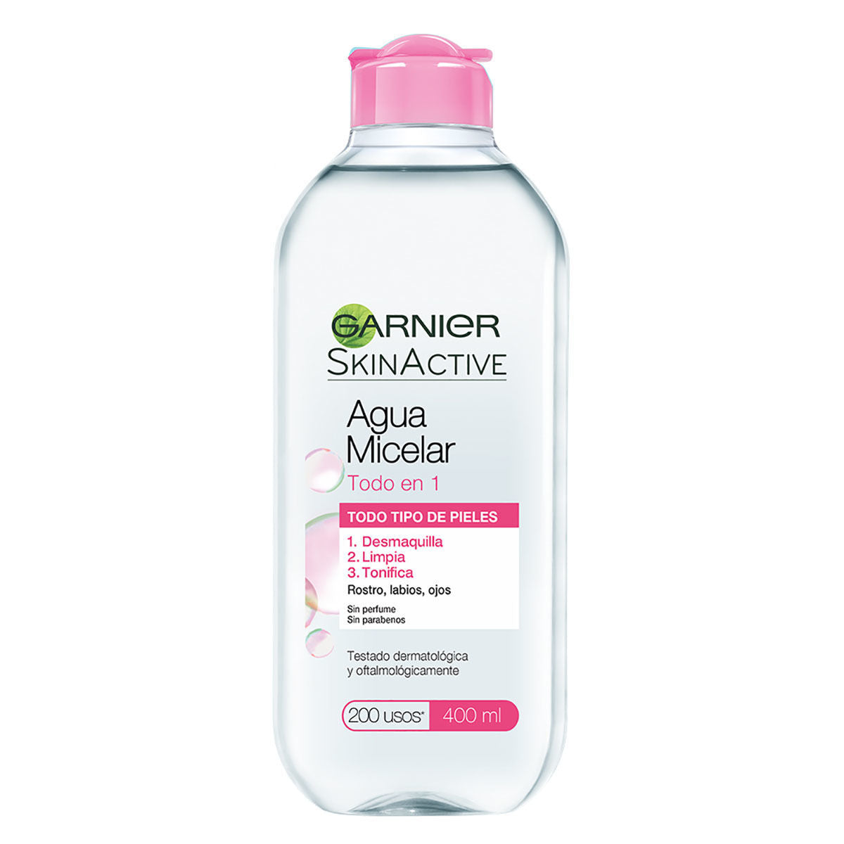 Agua Micelar Desmaquillante x 400mL