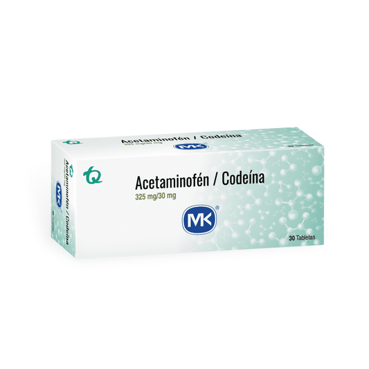 Acetaminofén + Codeína 325/30mg (Mk)