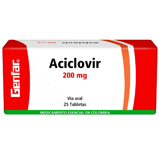 Aciclovir 200 mg (Genfar)