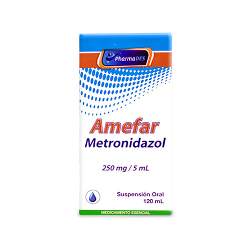 Amefar 250mg/5mL Suspensión Oral (Metronidazol)