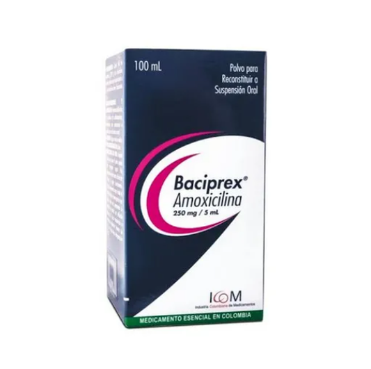 Baciprex Suspensión Oral x 250mg/5mL