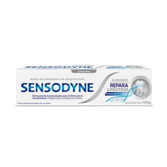 Crema Dental Sensodyne Repara y Protege Blanqueadora x 100gr