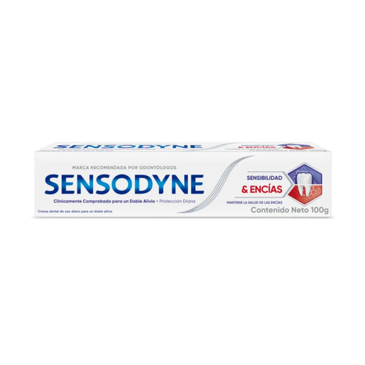 Crema Dental Sensodyne Sensibilidad y Encías x 100gr