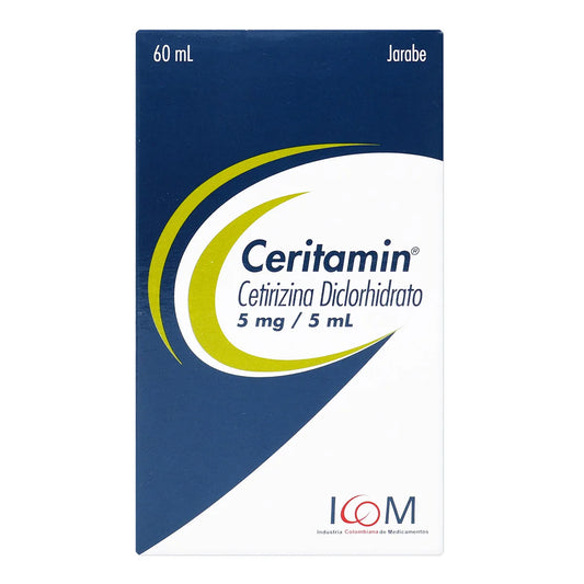 Ceritamin jarabe 5 mg/5 ml x 60 ml