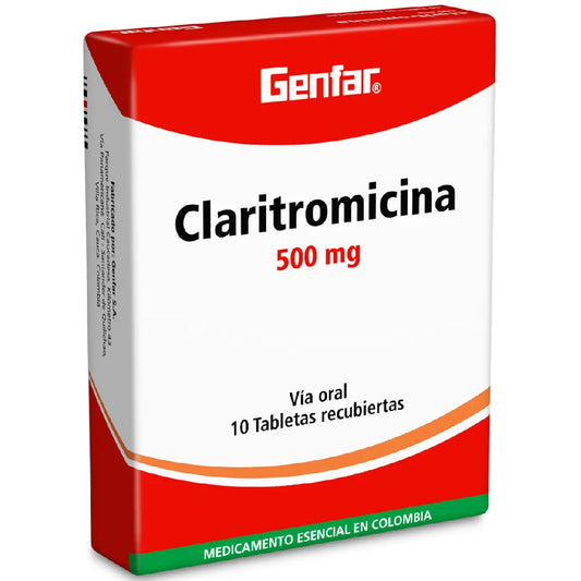 Claritromicina 500 mg (Genfar)