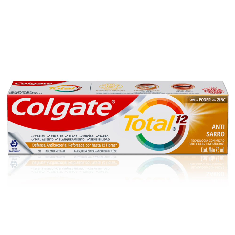 Crema Dental Colgate Total 12 Anti Sarro x 75mL