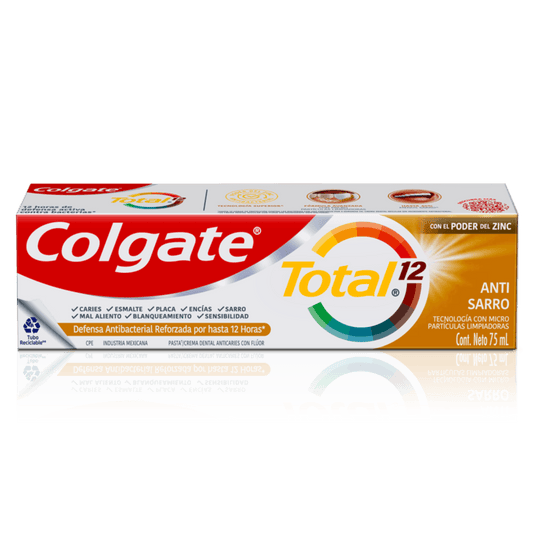 Crema Dental Colgate Total 12 Anti Sarro x 75mL