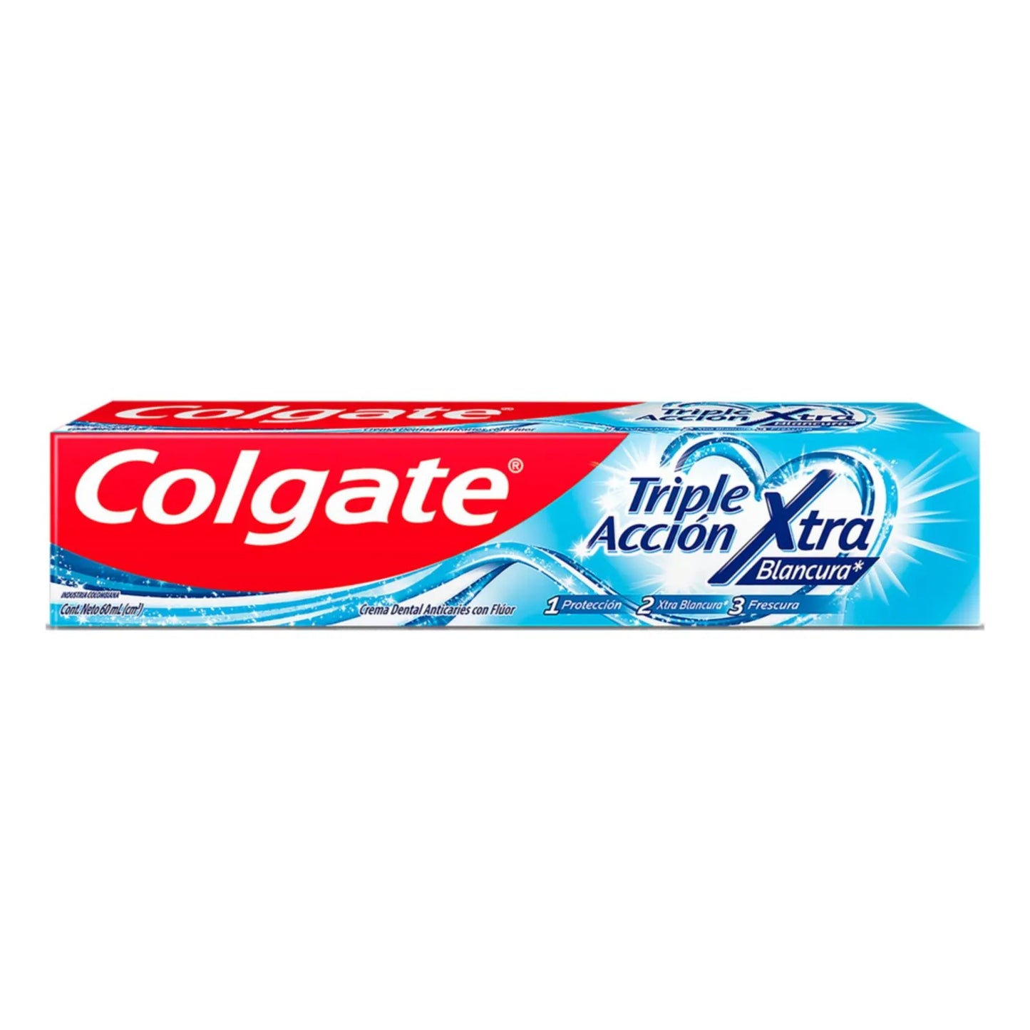 Crema Dental Colgate Triple Acción Xtra Blancura x 60mL