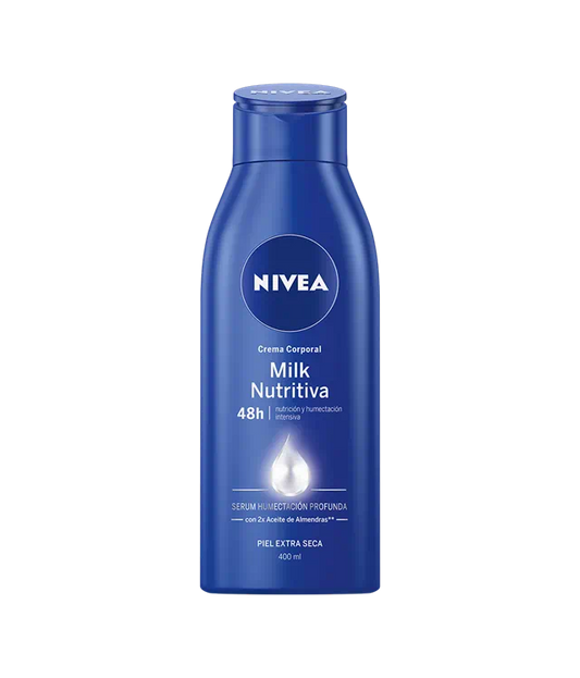 Crema Nivea Body Milk Nutritiva x 400mL