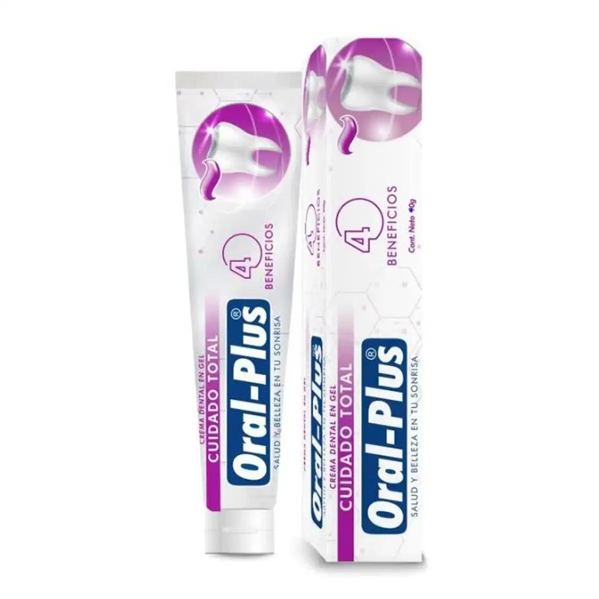 Crema Dental en Gel Oral Plus Cuidado Total x 70gr