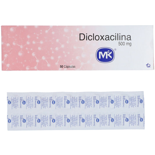 Dicloxacilina 500 Mg