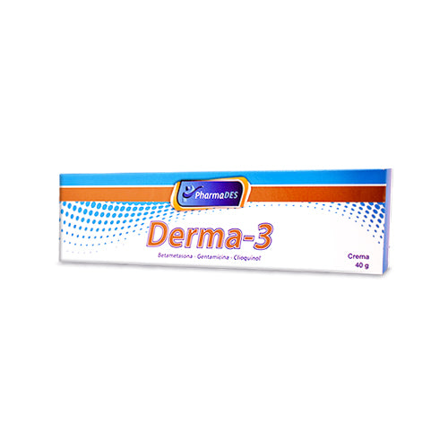 Derma-3 Crema (Bet+Gent+Clioq)