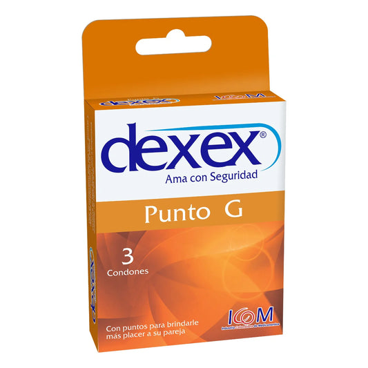 Preservativo Dexex Punto G x 3 unidades