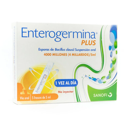 Enterogermina Plus bebible x 5 ampollas