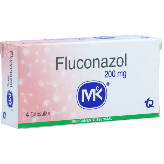 Fluconazol 200 mg x 4 cápsulas (MK)