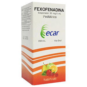 Fexofenadina Suspensión Oral x 150mL (Ecar)