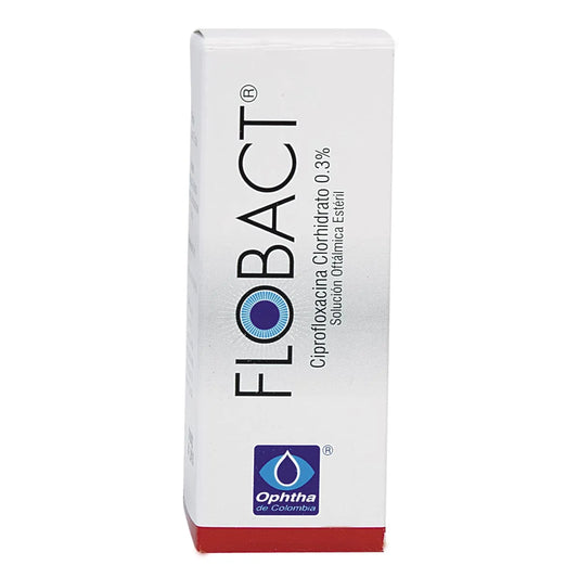 Flobact 0.3% solución oftálmica x 5 ml