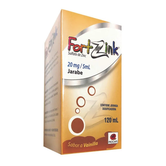 Fortzink 20 mg/5 ml jarabe x 120 ml